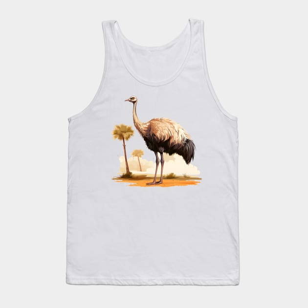 Ostrich Tank Top by zooleisurelife